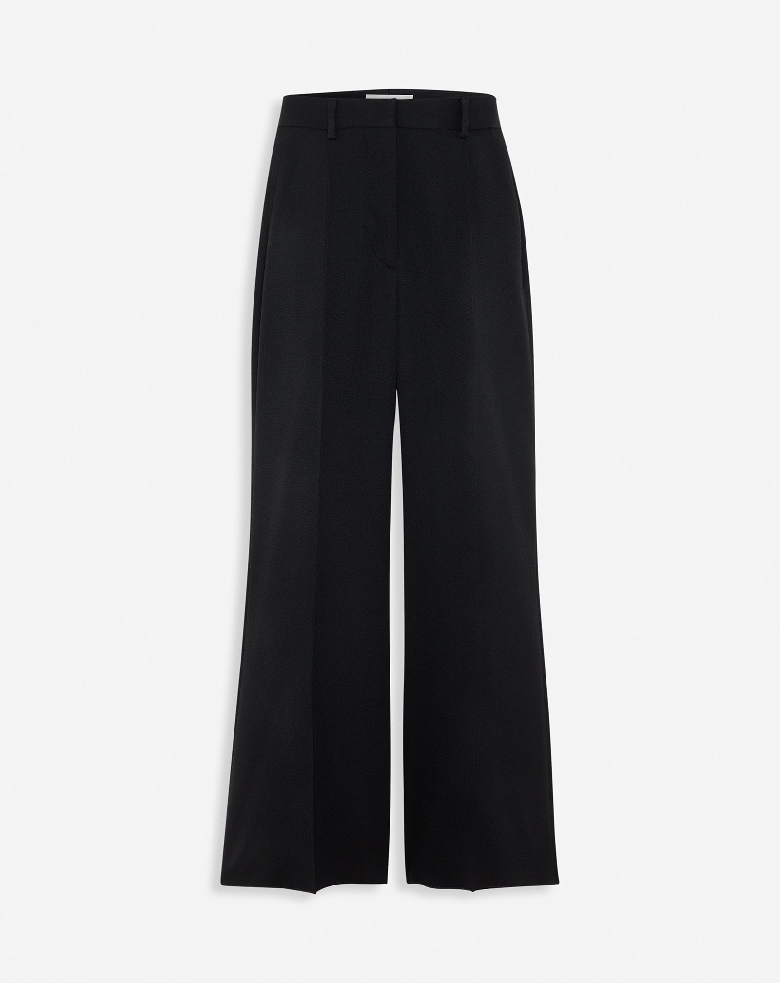 FLARED PANTS, BLACK